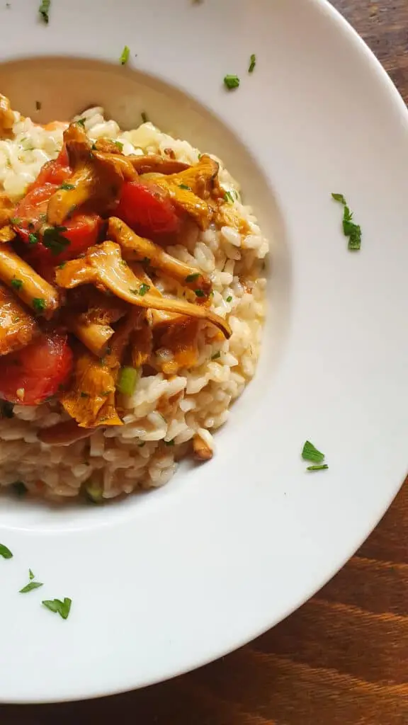 Risotto mit Pfifferlingen